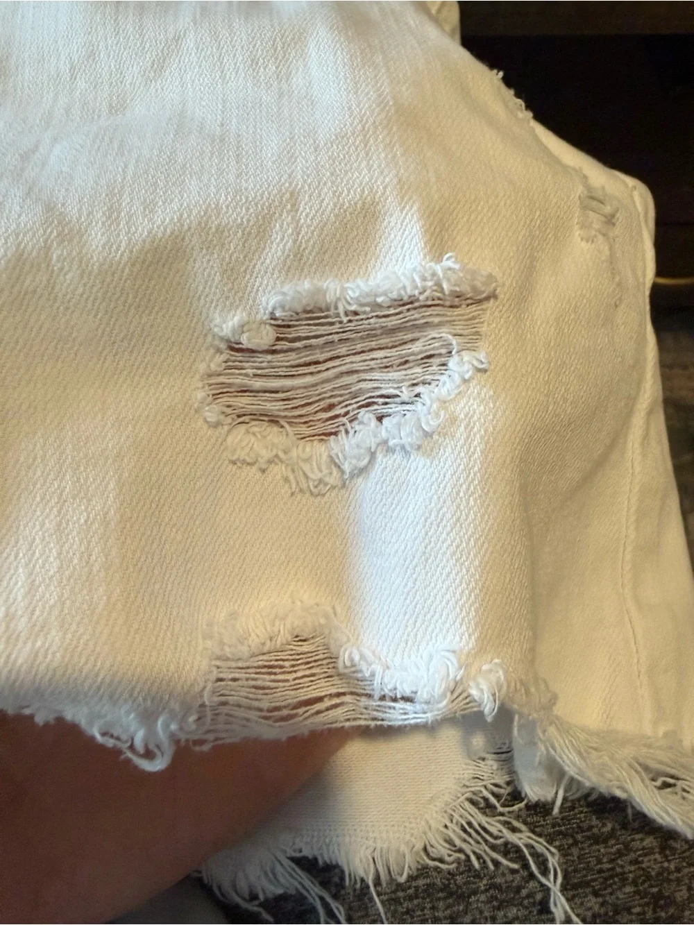 Aerie Distressed Women's Denim Shorts Large